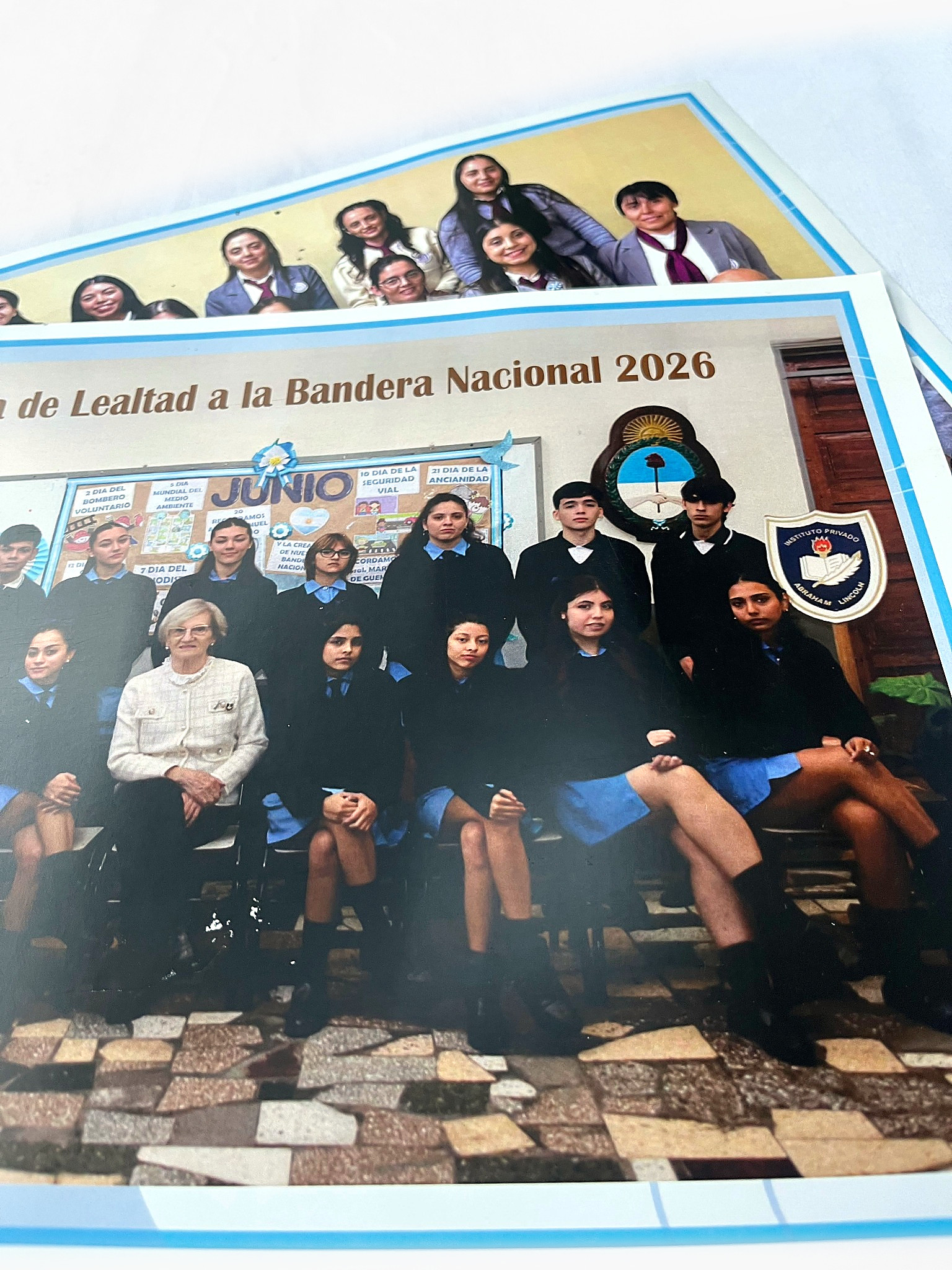 Foto impresa personalizada realizada para otro grupo escolar