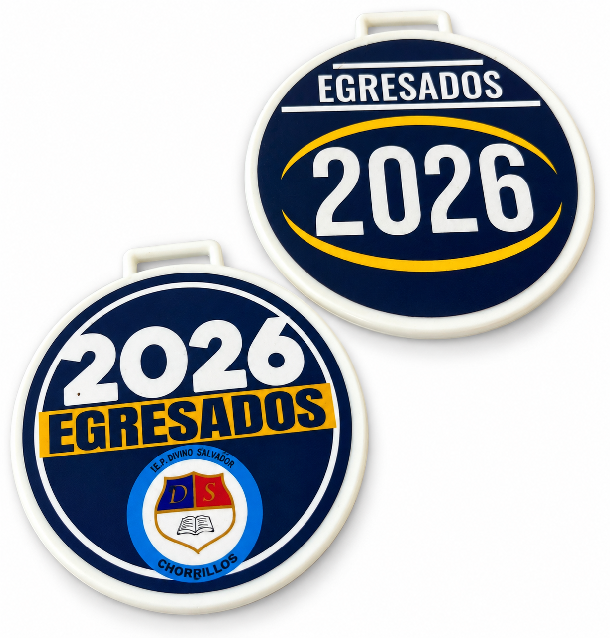 Medalla personalizada realizada para egresados